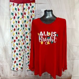 LuLaRoe Dream 2XL Asher Pajama Set
